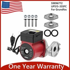 Stainless Steel 59896772 3-Speed Circulator Pump 115V Ups15-35 SFC For Grundfos
