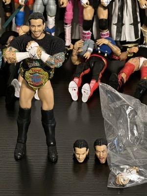 WWE Ultimate Edition Mattel Creations CM Punk ECW Action Figure (LOOSE COMPLETE)