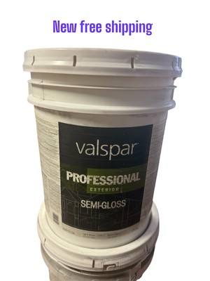 Valspar 12911 Professional Exterior House Paint Light Pass Semi Gloss 5 Gallon