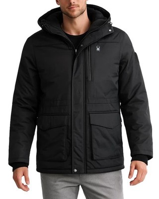 Spyder Mens - Jacket Parka Down Coat Wind Resistant