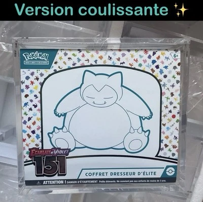 Protection ETB 151 8.5 EV10 … Pokémon Booster Case Acrylique PRO Qualité✨