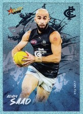 2026 AFL SELECT FOOTY STARS ADRENALINE ACETATE CARD - A13 Adam SAAD [CARLTON]