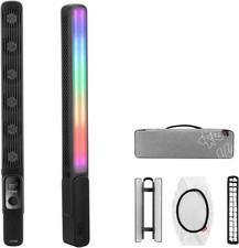 Zhiyun F100 100W RGB LED Video Light Stick Wand Handheld Photography w/ Diffuser