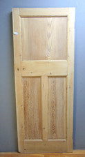 Door Doors Reclaimed 1930's 3 Panel Pine 32 " x 79 1/4" 207E (FREE UK POSTAGE)