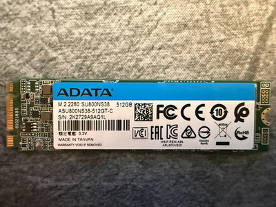 ADATA 512GB M.2 SATA SSD