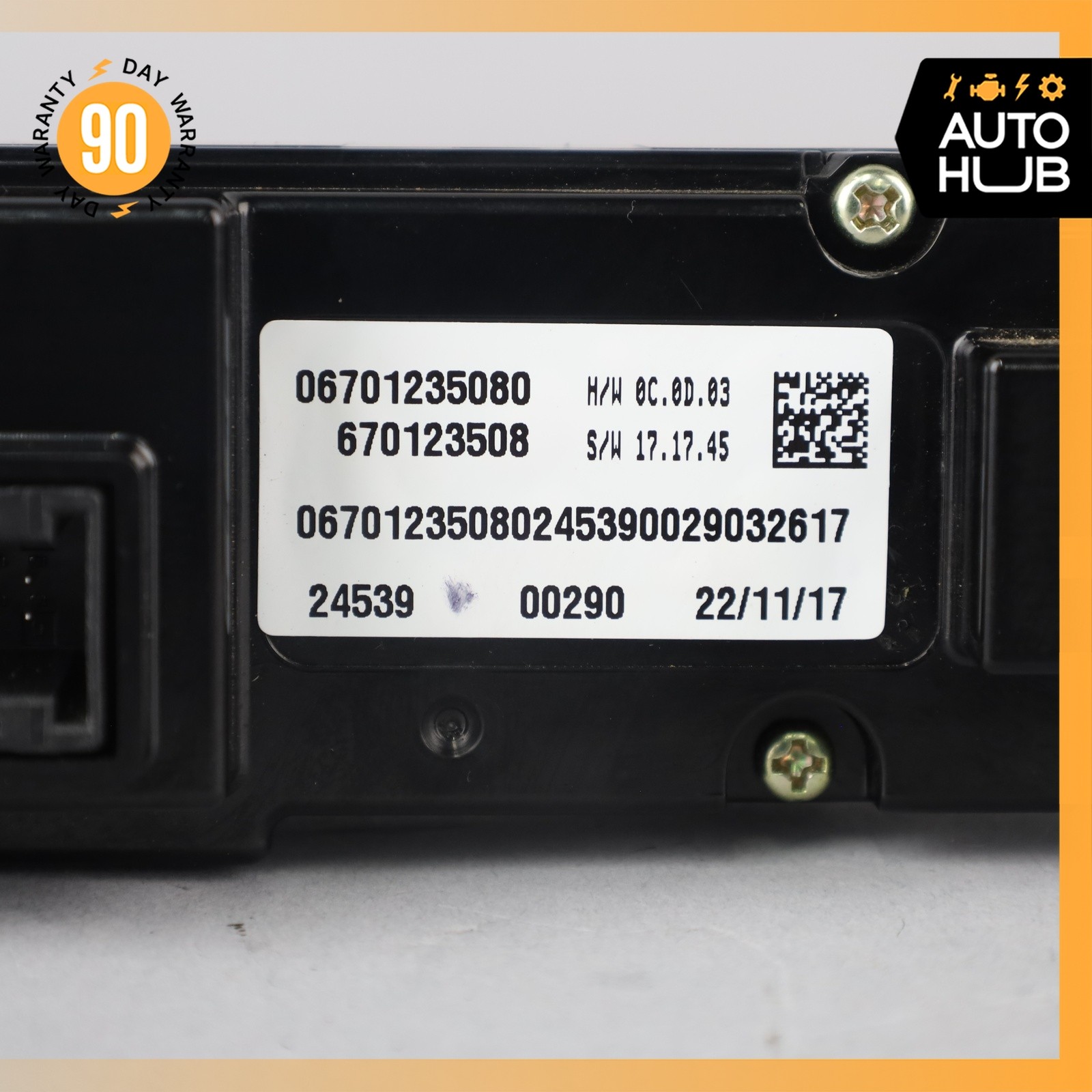 17-24 Maserati Levante M161 AC A/C Heater Climate Control OEM 89k