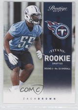 2012 Playoff Prestige Rookie Zach Brown #220 1u7