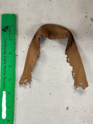 SU-SC-BRN: 1/12 Brown Wired Fabric Scarf for 6'' Action Figure 
