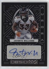 2022 Panini Obsidian Aurora Auto /100 Javonte Williams #AA-JWI Auto 03rx