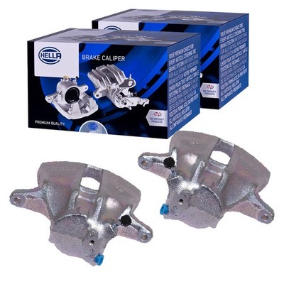 2x HELLA BREMSSATTEL VORDERACHSE passend für VW GOLF 3 SEAT CORDOBA IBIZA INCA