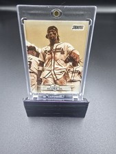 Ronald Acuna Jr. 2025 Stadium Club #4 Sepia Parallel Braves Baseball Card