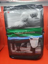 CVS Health Belted Shields Moderate Absorb One Size Up To 60" - 30 Count Unisex