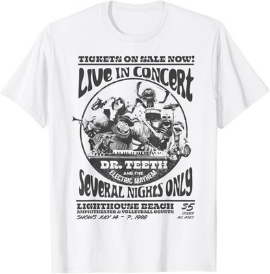 Disney The Muppets Live Dr Teeth and The Electric Mayhem T-Shirt