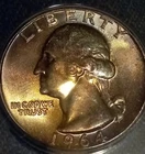 MS 66 90% Silver Washington Quarter ANACS Beautiful Gem Free Shipping