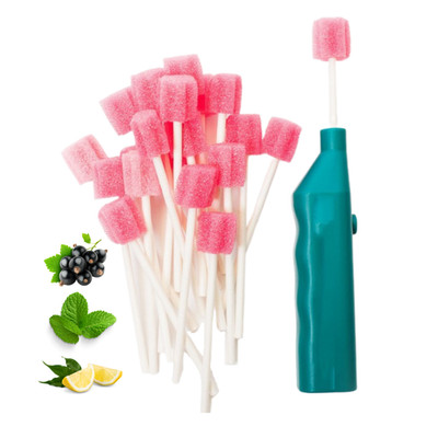 Vibrator für Mundpflegestäbchen Set inkl 95 Stäbchen Mundpflege Therapie