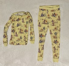 Little Sleepies Disney Winnie The Pooh Size 5/6 Long Sleeve Pajamas Set
