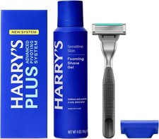 Plus Trial Shaving Kit for Men - Premium Handle, Blade