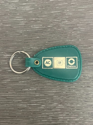 #ad #ad Vintage AC GM Delco General Motors Green Plastic Keychain $14.95