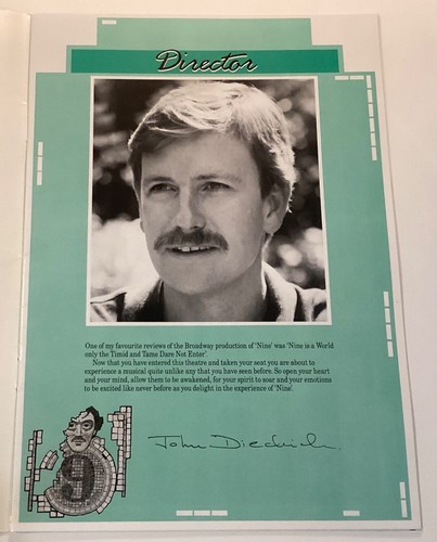 Program 1987 Melbourne production NINE THE ULTIMATE MUSICAL - Picture 2 of 5