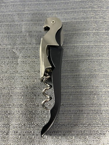 Sacacorchos de camarero MainStays con cuchillo de aluminio y abrebotellas - Imagen 6 de 24