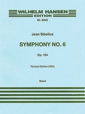 Symphony No. 6 Op. 104, Paperback by Sibelius, Jean (COP), Brand New, Free sh...