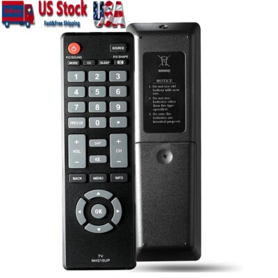New NH315UP Replace Remote Control for Sanyo LED LCD HDTV TV FW55D25F FW50D36F