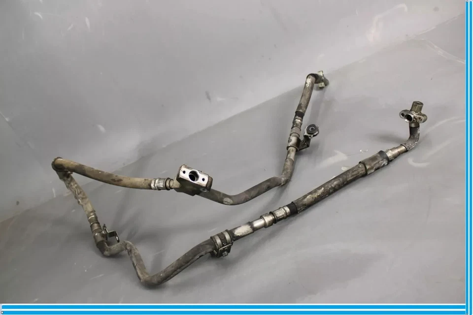 11-17 Infiniti QX56 QX80 trasero derecho lado pasajero amortiguador hidráulico línea de aceite OEM Foto 2 de 4