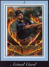 2024 Bowman Chrome Rising Inferno #RI-3 Jordan Lawlar Arizona Diamondbacks RC