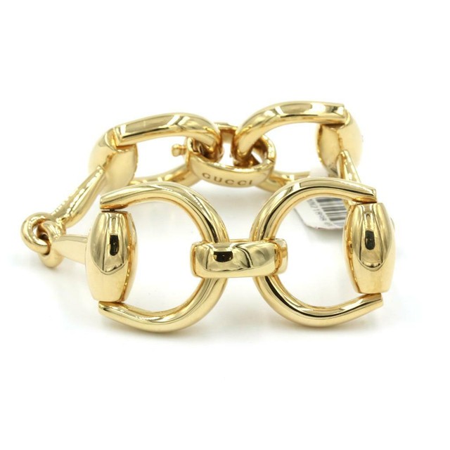 horsebit bracelet gold