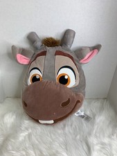 Disney Store Frozen Sven Plush Pillow Stuffed Toy Head 16 x 13 in