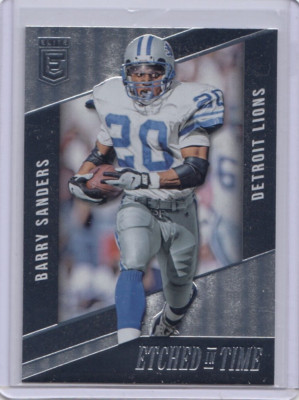 2016 Elite Etched In Time #ETBS Barry Sanders