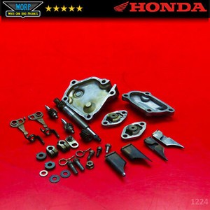 1996 HONDA CR125R UPPER EXHAUST POWER VALVE FLAPS COVERS SET GENUINE OEM 