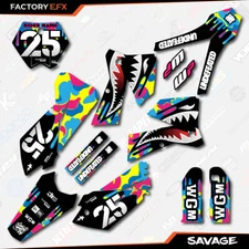 CMYK Savage Graphics Kit fits KTM 2005-2006 SX SXF XC XCF 125 250 300 450 decals