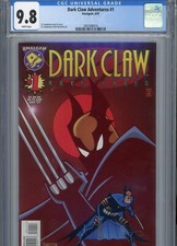 DARK CLAW ADVENTURES #1 MT 9.8 CGC WHITE PAGES TEMPLETON STORY ART AND COVER
