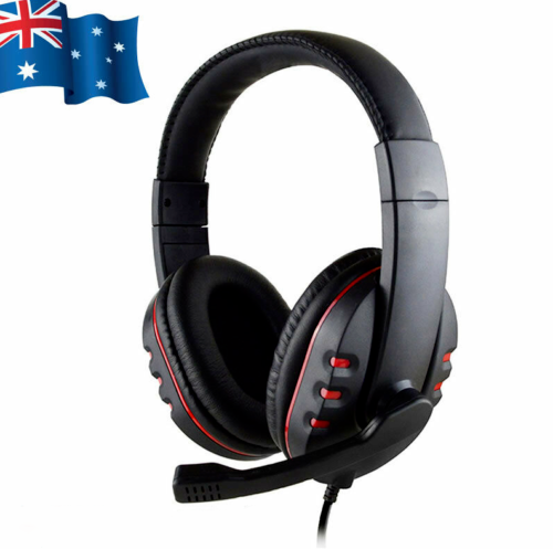 Gaming Headset Headphone with Microphone Volume Wired for PS4 PS5 Xbox Switch-image