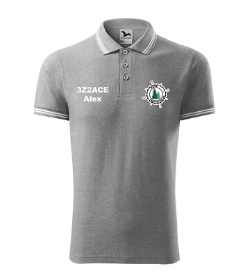 POTA Parks On The Air Offizielle Merchandise Polo Urban stickerei
