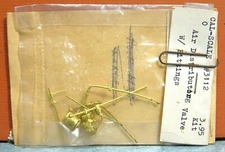 CAL-SCALE O SCALE AIR DISTRIBUTING VALVE WITH FITTINGS # 3112