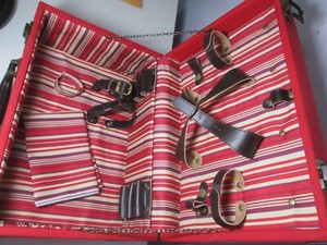 Picnic basket / box RED 15" X 10" X 7"