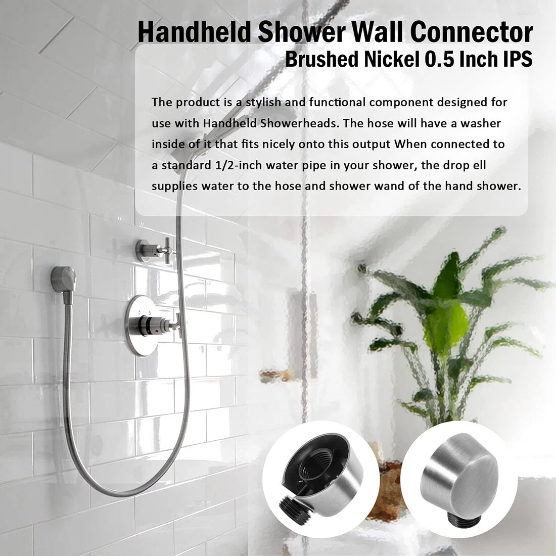 Moen A725 3/4 Wall Mount Circular Drop Ell For Handheld, 54 OFF