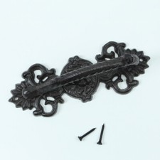 Cast Iron Gate Barn Shed Pull Door Handle Large Antique Cupboard Decor Home DIY