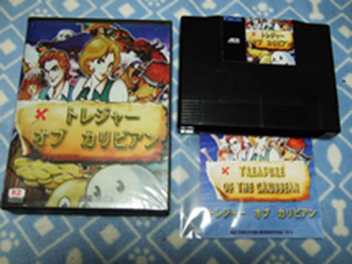 SNK NEO GEO AES Treasures of the Caribbean FACE Game Software From