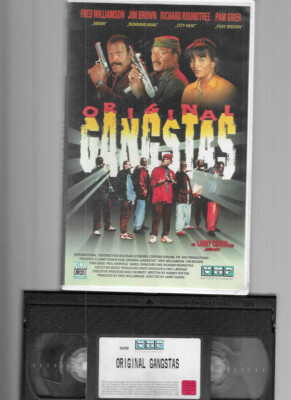 Fred Williamson  Jim Brown   ORIGINAL GANGSTAS   Pam Grier   VHS Rarität  FSK 18