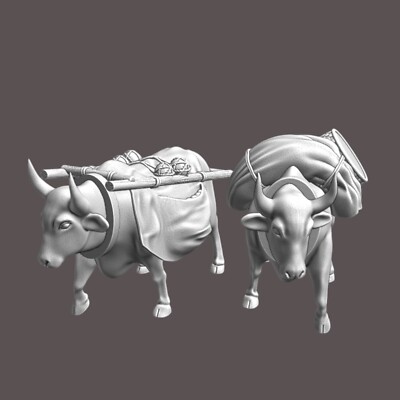 Packung Tiere Mittelalter etc. - 28mm (1/56) Nordische Kreuzzüge Miniaturen