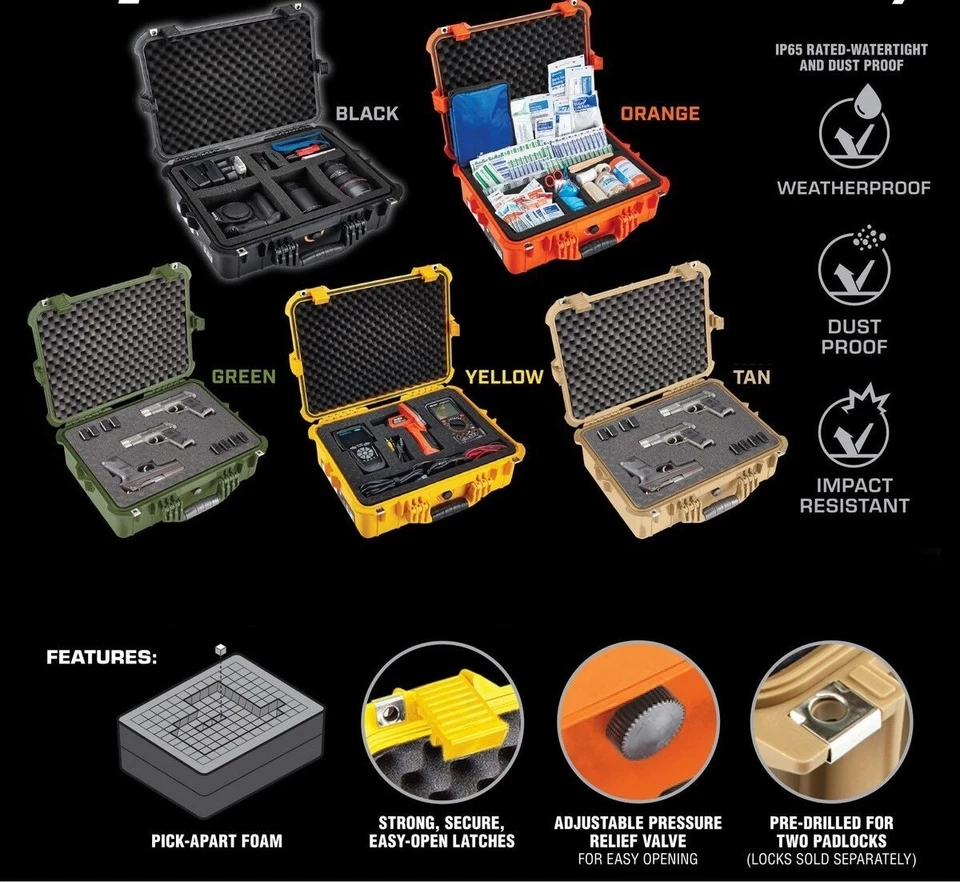 EXTRA LARGE XL TAN STORAGE BOX TRAVEL CASE PSA/BGS GRADED CARD SLABS TCG/Pokemon - Image 4 of 4