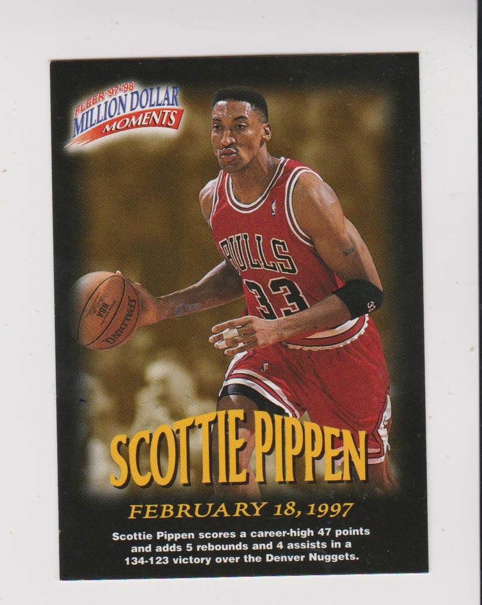 1997-98 Fleer Million Dollar Moments #22 Scottie Pippen card