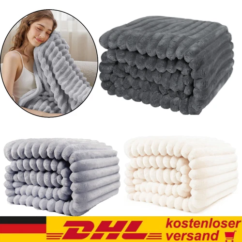 Wohndecke Kuscheldecke Tagesdecke Sofadecke150x200 Micro Wohndecke Flanell Decke - Bild 2 von 22