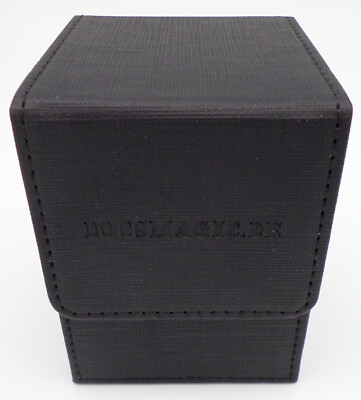 Docsmagic.de Premium Magnetic Flip Box (100) + Deck Divider MTG - PKM - YGO - Ka