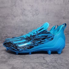 Botines de fútbol ADIDAS Adizero 12.0 Poison para hombre talla 13 azul cian pantera IG7209