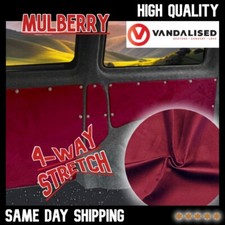 4 Way Stretch Faux Suede Car vw Camper Van Foam Backed carpet Headlining Trimfix