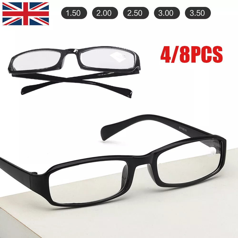 Bulk Buy Reading Glasses Womens Lightweight Designer Style UV Reader 1.5 3.5 UK